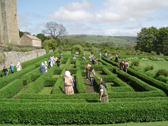 Bolton Castle maze
