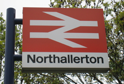 northallerton station sign